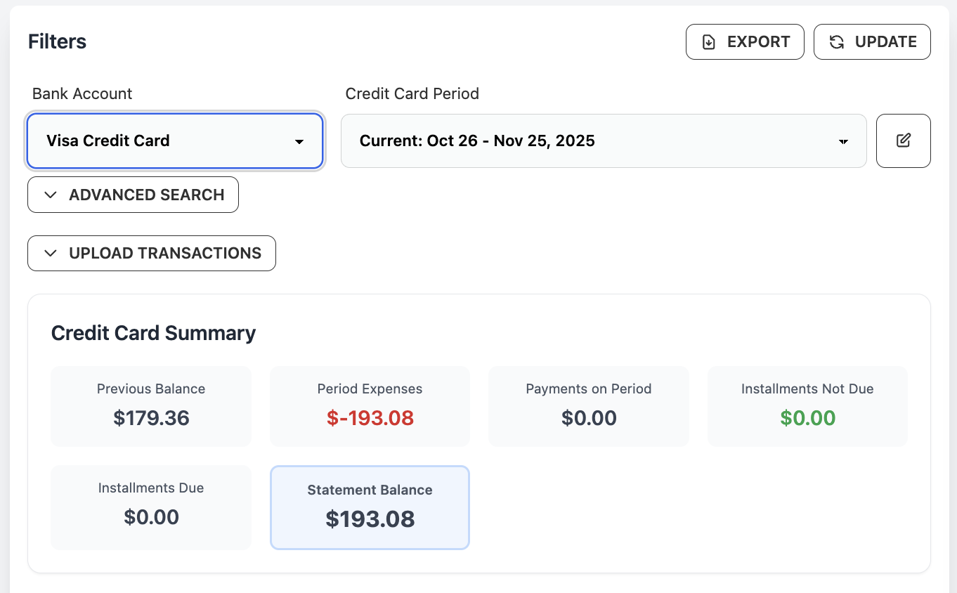 Credit Card Installments