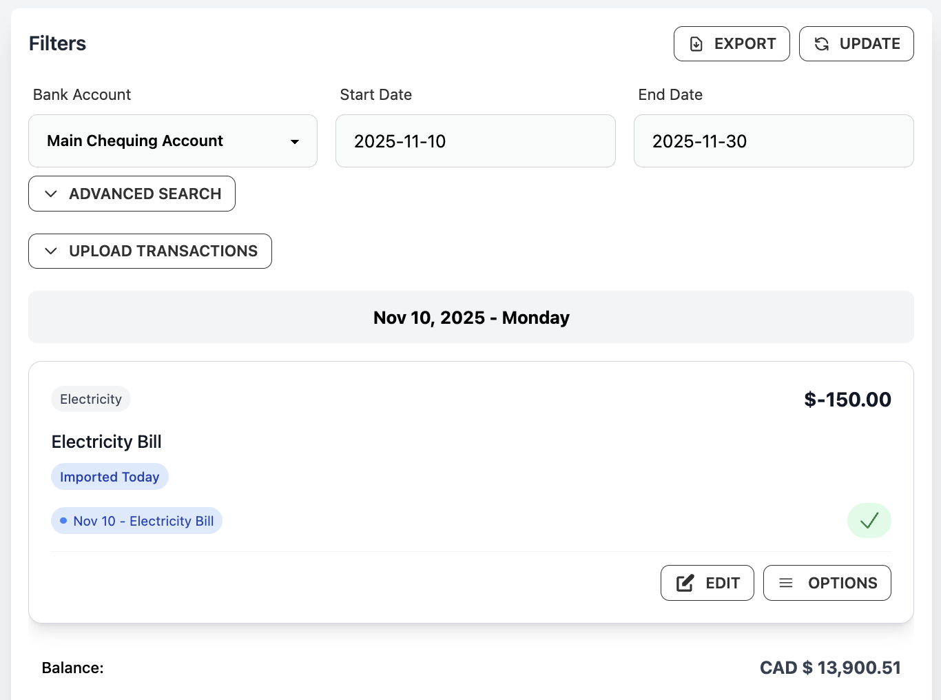 Transaction Management